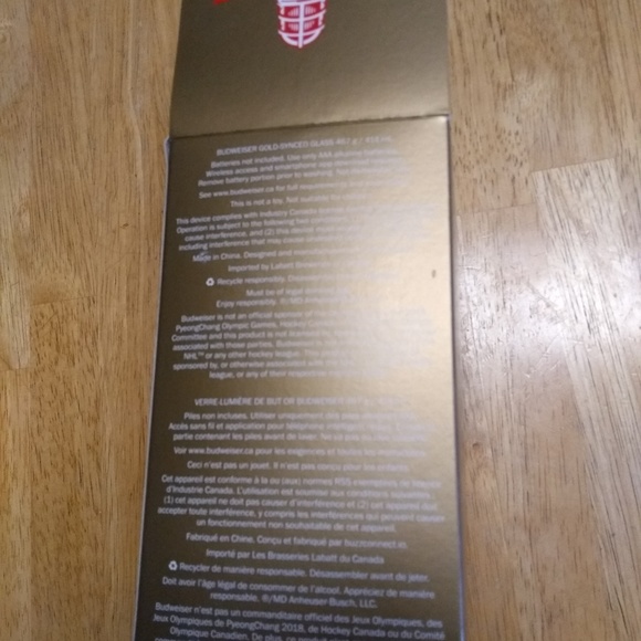 NIB Ltd Edition Wayne Gretzky Gold-Synced Glass - Picture 3 of 8